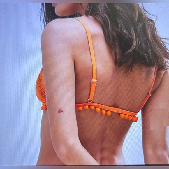 Asos Swim Premium Pom Pom Embroidered Fishnet
Triangle Bikini - Picture 4 of 11